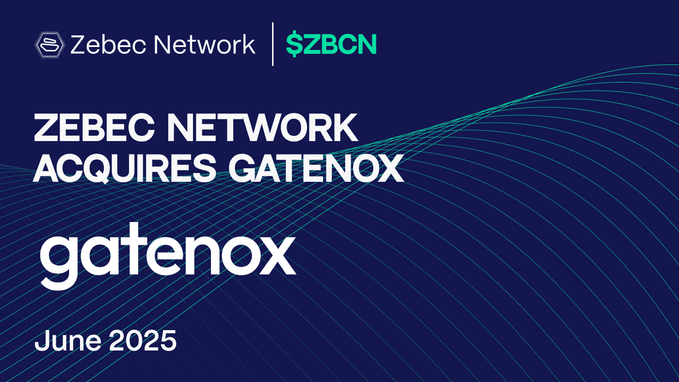 Zebec Acquires Gatenox to Deepen Compliance Stack