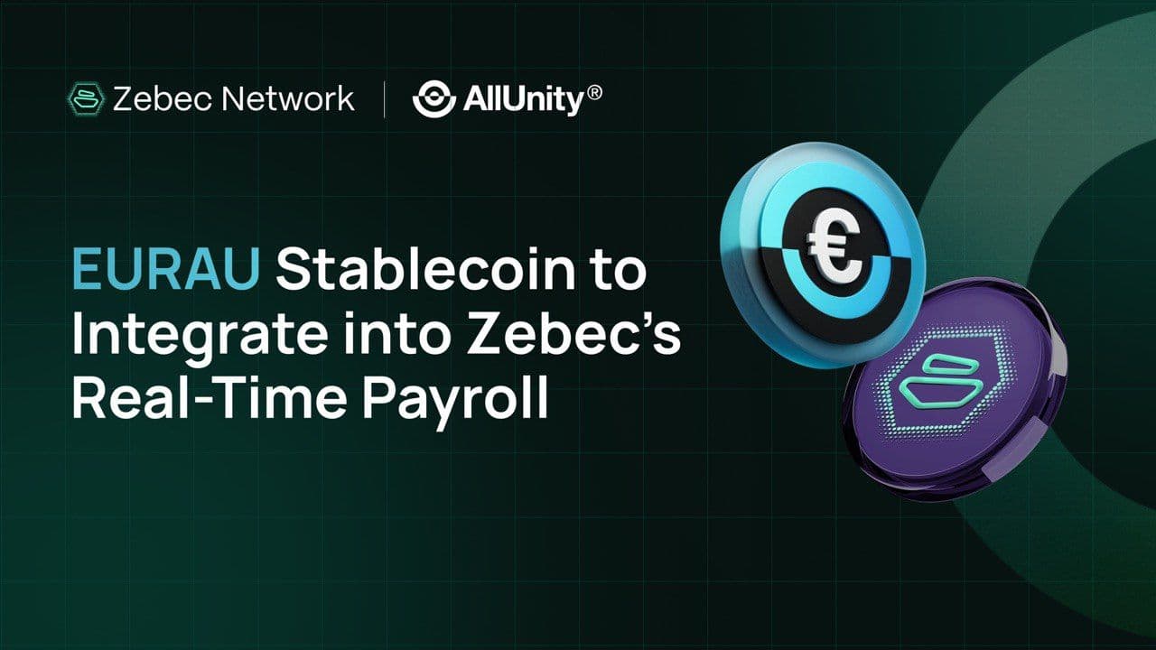 AllUnity and Zebec Partner to Deliver Real-Time Payroll with EURAU Stablecoin Integration