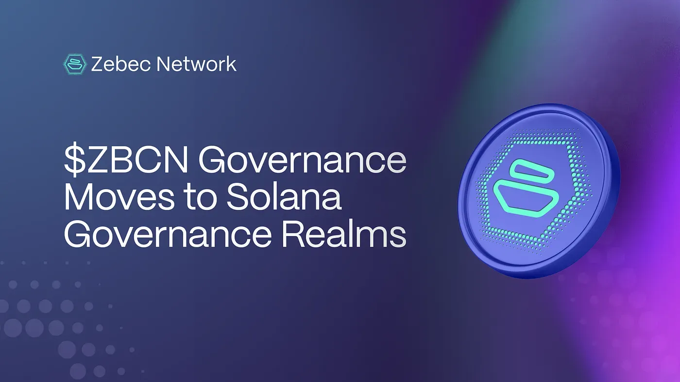 Zebec DAO Governance Moves to Solana: A More Convenient and Logical Approach